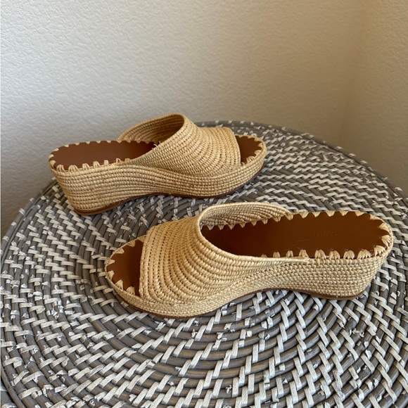 Carrie Forbes Wedges. Size 38. Like New! - Picture 4 of 6